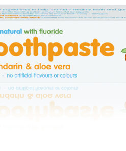 Organic Children Mandarin & Aloe Vera Toothpaste with Fluoride  (PACK OF 4)